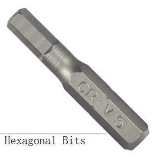 25mm Single End Screwdriver Bits Hexagonal