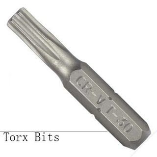 Bits de Torx de uma chave de fenda de extremidade única de 25 mm (2)