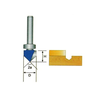 Modelo padrão de corte Router Bit Shank Cortador de madeira Cortador de tenon para ferramenta de carpintaria (3)