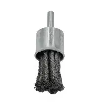 Escova de ponta de fio de aço com nó torcido