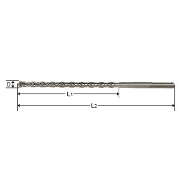 Haste SDS-Max profissional rápida - Broca TIP2