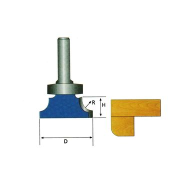 Modelo padrão guarnição roteador bit haste cortador de madeira tenon cortador para ferramenta de marcenaria(5)