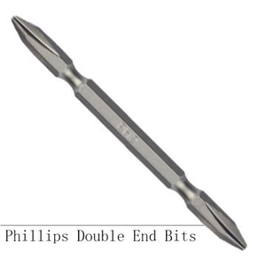 Chave de fenda Phillips Bits de ponta dupla