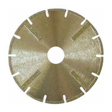 Lâmina de diamante segmentada galvanizada com segmento de proteção para alvenaria de corte